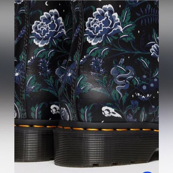 Dr. Martens 1460 PASCAL WOMEN'S MYSTIC FLORAL LACE UP BOOTS - Picture 6 of 16